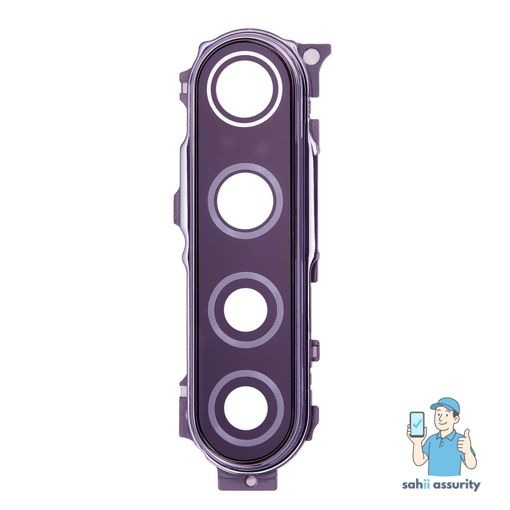 Camera Lens Glass with Frame for Xiaomi Redmi Note 8 Purple